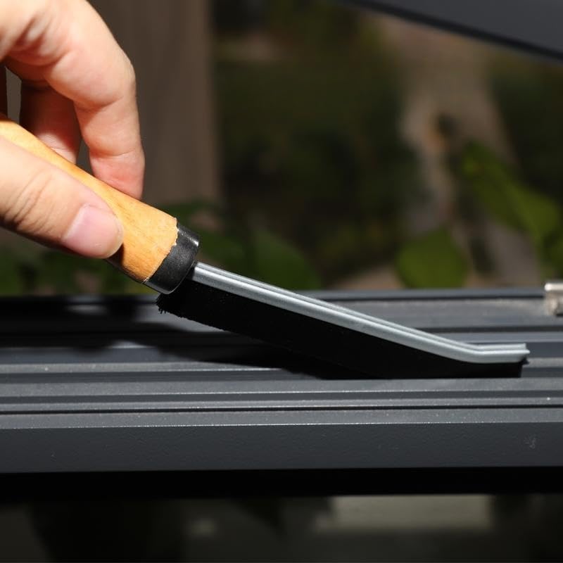 Multifunctional Gap Cleaning Brush for Window Track (Black & White)