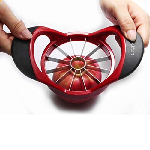 Beylos Apple Corer Slicer-Divider, Ergonomic Grip, 12-Blades