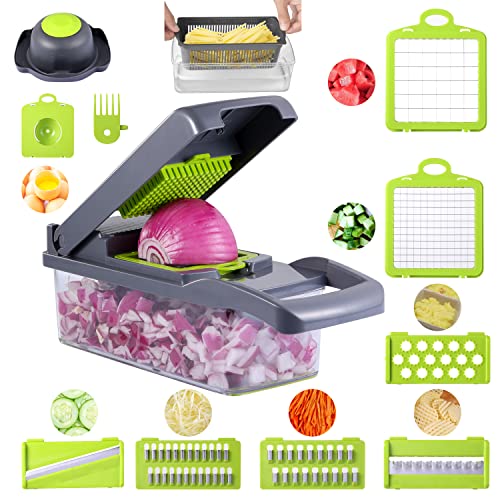 12-in-1 Veggie Chopper: Multifunctional Kitchen Slicer