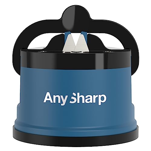 AnySharp Knife Sharpener: Hands-Free, PowerGrip Suction