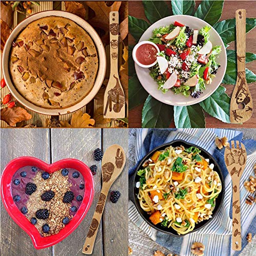 Star Wars Burned Wooden Cooking Spoons - Premium Quality