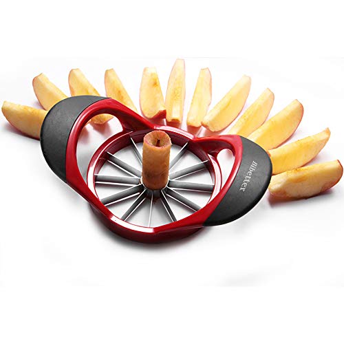 Beylos Apple Corer Slicer-Divider, Ergonomic Grip, 12-Blades