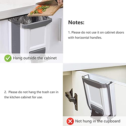 Foldable Kitchen Bin for Cupboard Door - 8L