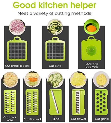 12-in-1 Veggie Chopper: Multifunctional Kitchen Slicer