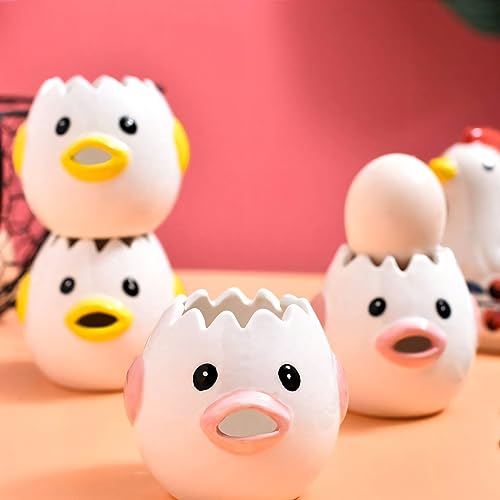 VSREI Ceramic Egg Separator - Yellow Chicken