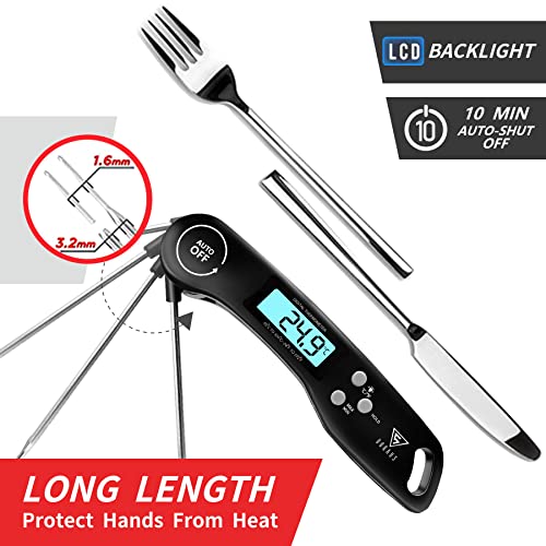 DOQAUS Instant Read Meat Thermometer with LCD Screen