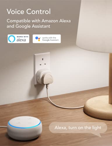 Nooie Smart Plug: Alexa & Google Home Compatible