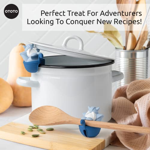 Bjorn Viking Spoon Holder - Silicone Utensil Rest