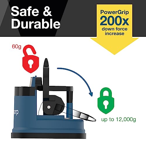 AnySharp Knife Sharpener: Hands-Free, PowerGrip Suction