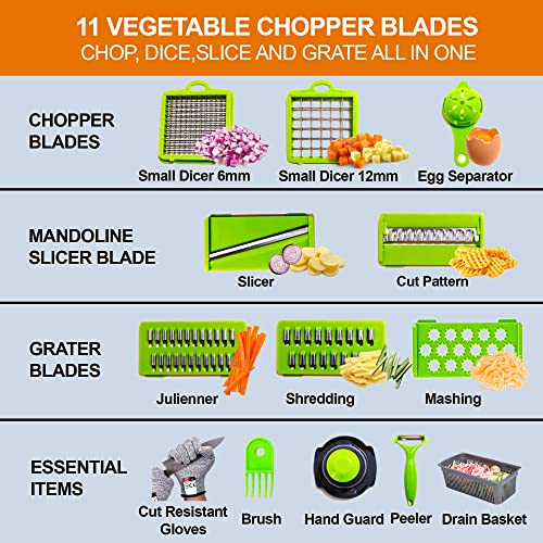 Bellucci 15-in-1 Vegetable Chopper Set: Ultimate Kitchen Gadget