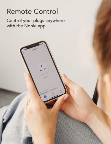 Nooie Smart Plug: Alexa & Google Home Compatible