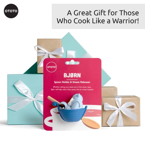 Bjorn Viking Spoon Holder - Silicone Utensil Rest