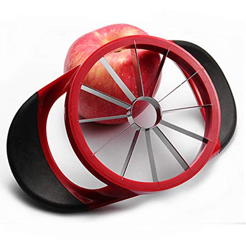Beylos Apple Corer Slicer-Divider, Ergonomic Grip, 12-Blades