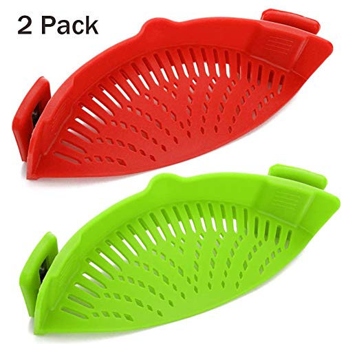 Silicone Snap Strainers - Pack of 2