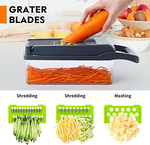 12-in-1 Veggie Chopper: Multifunctional Kitchen Slicer
