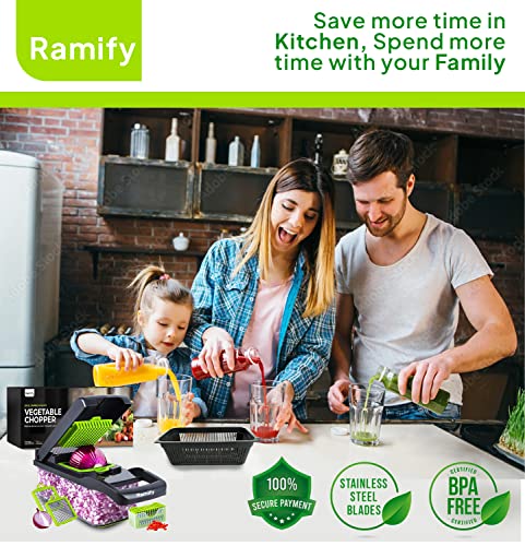 14-in-1 Ramify Vegetable Chopper and Slicer