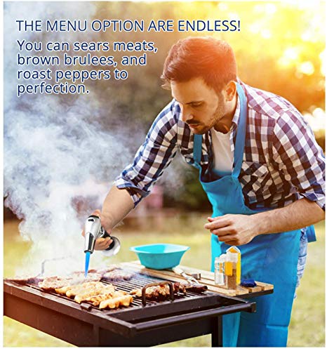 Adjustable Flame Blow Torch for Kitchen and More