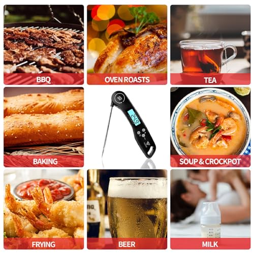 DOQAUS Instant Read Meat Thermometer with LCD Screen
