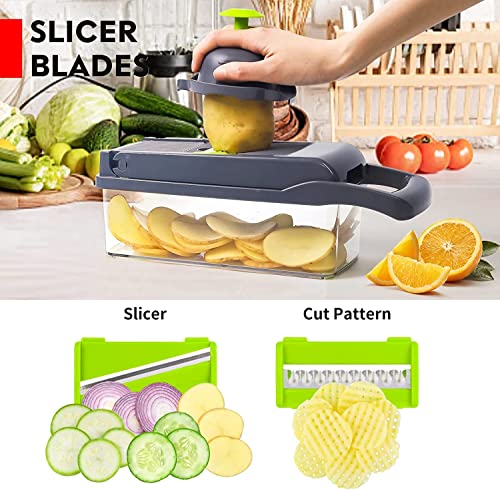 12-in-1 Veggie Chopper: Multifunctional Kitchen Slicer