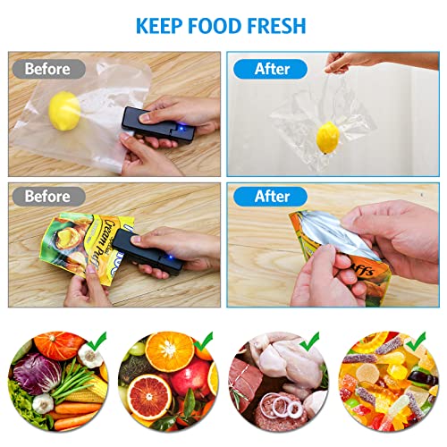 Brifit Mini Bag Sealer, USB Rechargeable, Portable Gadget
