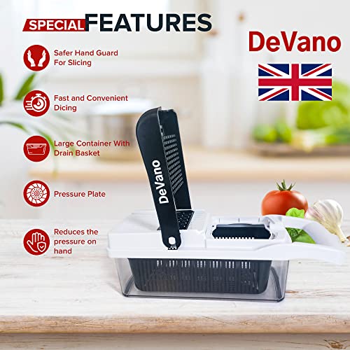 DeVano Pro - 24 in 1 Vegetable Chopper - Multifunctional