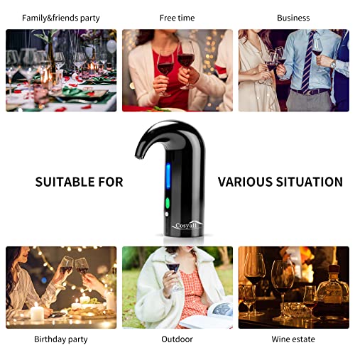 USB Rechargeable Electric Wine Aerator - Portable & Rapid