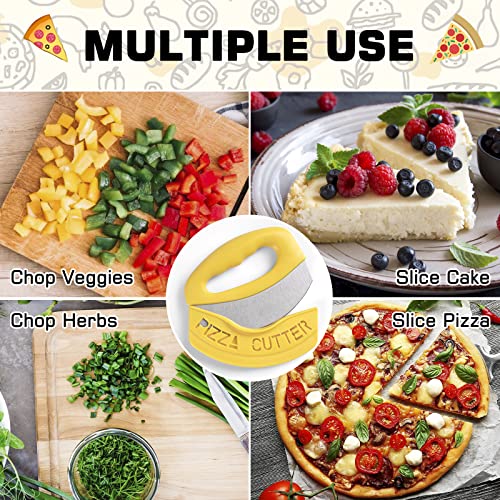 Pietuley Pizza Cutter with Cover & Dough Scraper