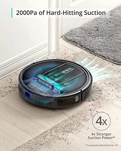 eufy RoboVac G30 Robot Vacuum Cleaner: Powerful, Wi-Fi Enabled