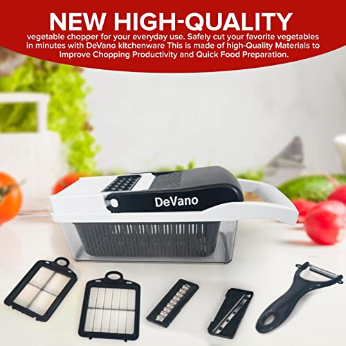 DeVano Pro - 24 in 1 Vegetable Chopper - Multifunctional