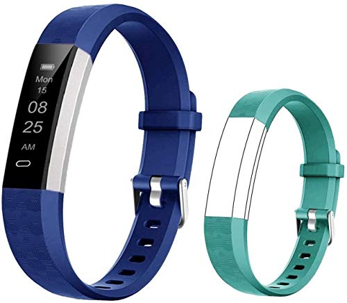 BIGGERFIVE Kids Fitness Tracker Watch - Blue Green