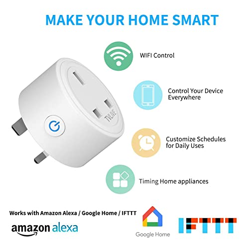 Smart Plug 2 Pack - Voice Control, Schedule, Remote Control