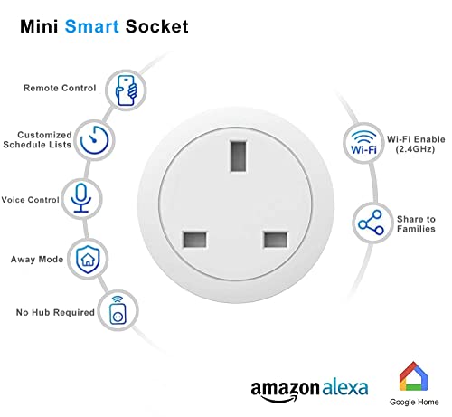 XENON WiFi Smart Plug: Mini Outlet with Voice Control