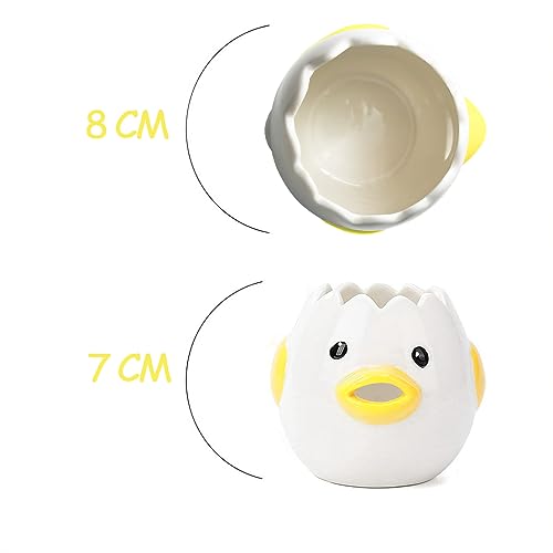 VSREI Ceramic Egg Separator - Yellow Chicken