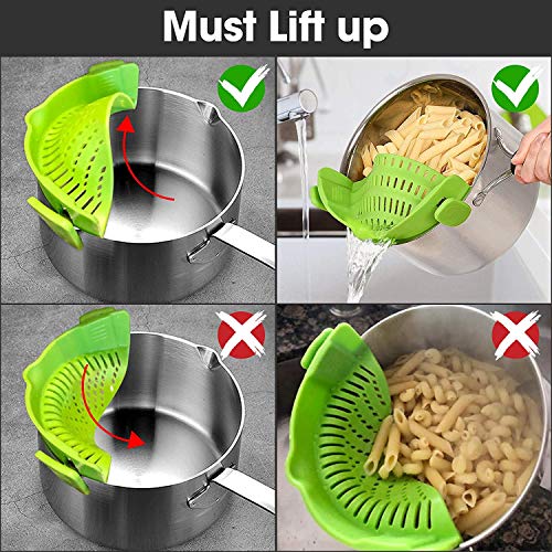 Silicone Snap Strainers - Pack of 2