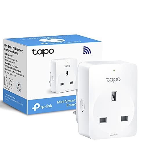 Tapo Smart Plug, Energy Monitoring, 13A, Alexa & Google