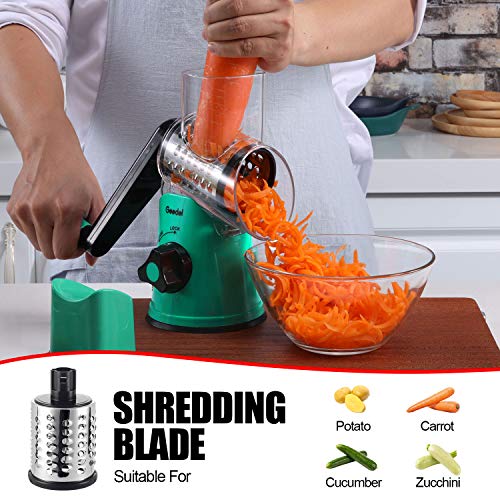 Kitchen Rotary Cheese Grater & Vegetable Slicer