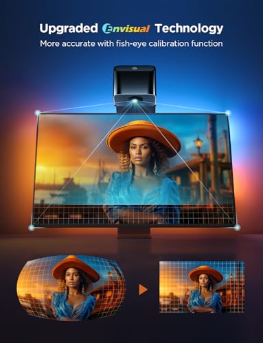 Govee TV Backlight: 3 Lite, Sync to 55-65 Inch TVs, Wi-Fi Control