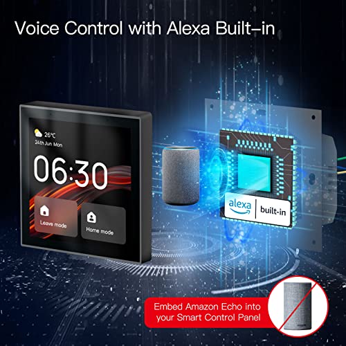 MOES Smart Home Control Panel with Alexa & Tuya Hub