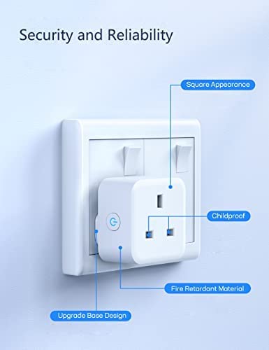 Wireless Smart Plug for Alexa, Google Home (4-Pack)