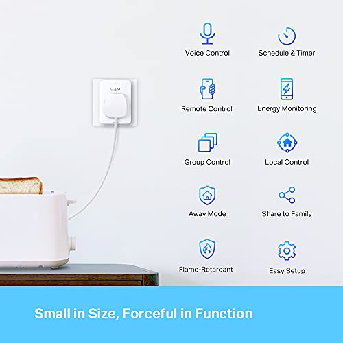 Tapo Smart Plug, Energy Monitoring, 13A, Alexa & Google