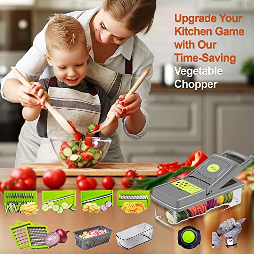 Bellucci 15-in-1 Vegetable Chopper Set: Ultimate Kitchen Gadget