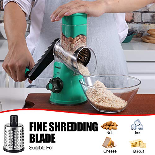Kitchen Rotary Cheese Grater & Vegetable Slicer