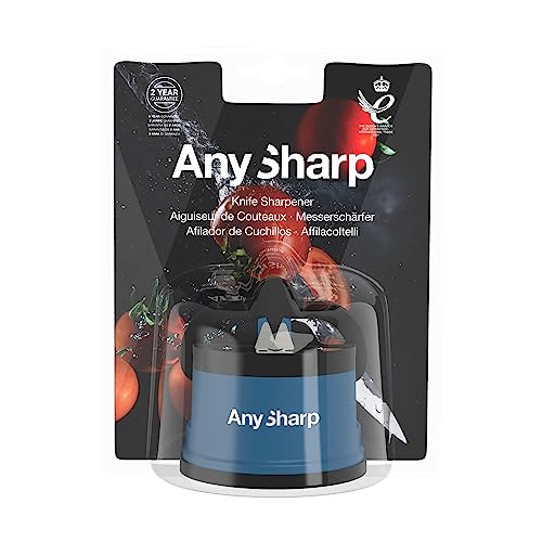 AnySharp Knife Sharpener: Hands-Free, PowerGrip Suction