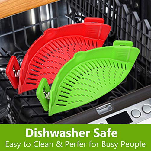 Silicone Snap Strainers - Pack of 2