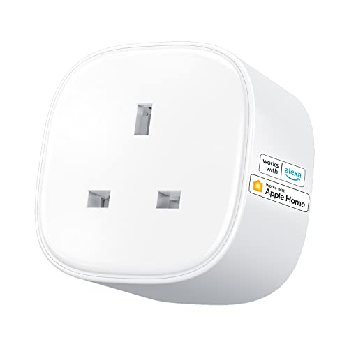 WiFi Smart Plug with Remote Control for Alexa, HomeKit, and Google Home