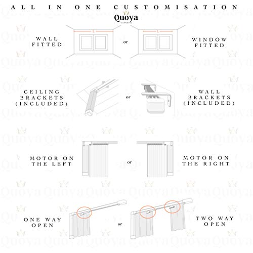 Smart Curtains: Electric Track, Motorized, WiFi Compatible