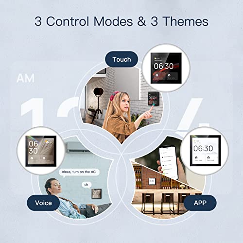 MOES Smart Home Control Panel with Alexa & Tuya Hub