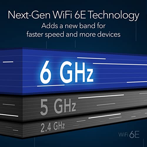 NETGEAR Orbi WiFi 6E Mesh System - Ultra-Fast Quad-Band Router