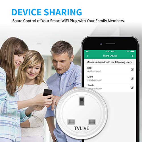 Smart Plug 2 Pack - Voice Control, Schedule, Remote Control