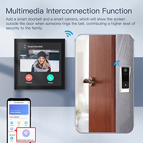 MOES Smart Home Control Panel with Alexa & Tuya Hub